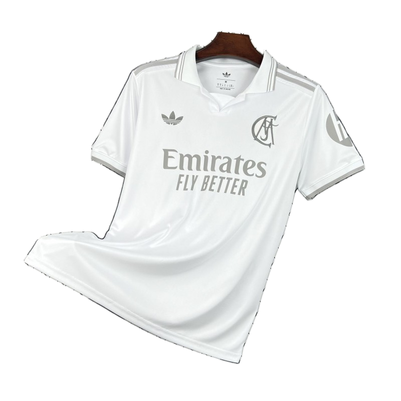 Real Madrid 2026/27 Jersey – 125Th Anniversary – White/Gold
