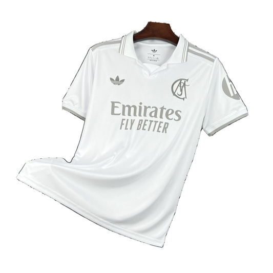 Real Madrid 2026/27 Jersey – 125Th Anniversary – White/Gold