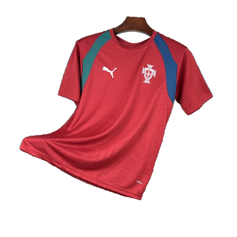 Portugal 2026 Training Jersey – Red/Blue