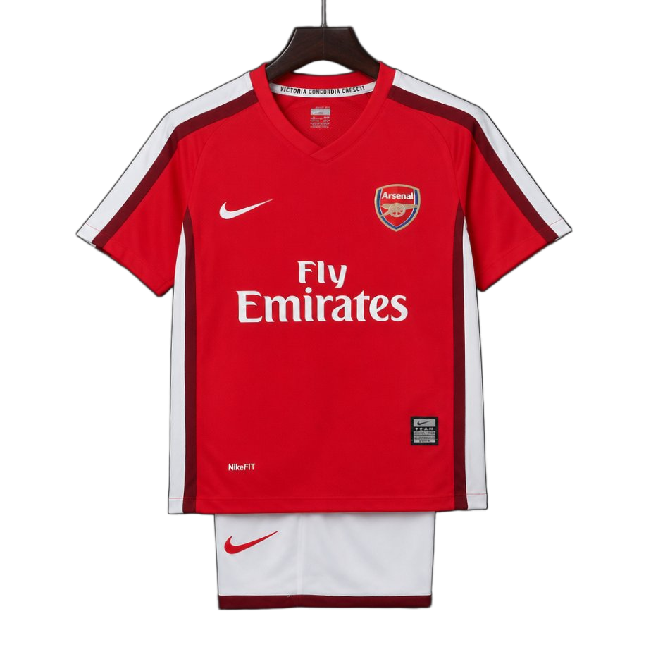 Arsenal 2008/10 Home Kids Kit – Retro Version – Red