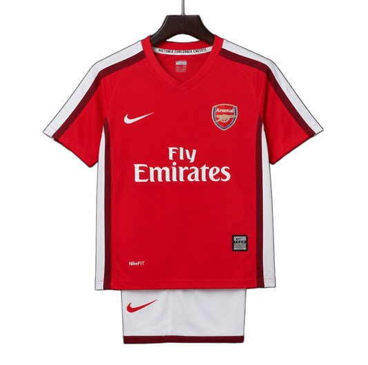Arsenal 2008/10 Home Kids Kit – Retro Version – Red