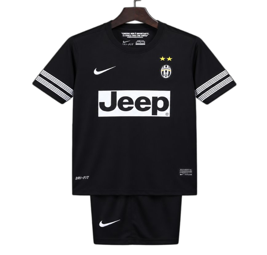 Juventus 2012/13 Away Kids Kit – Retro Version – Black