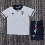 England 1990 Home Kids Kit – Retro Version – White
