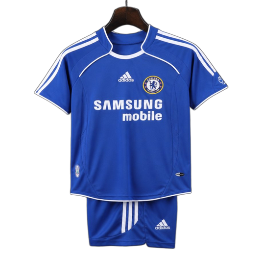 Chelsea 2006/07 Home Kids Kit – Retro Version – Blue