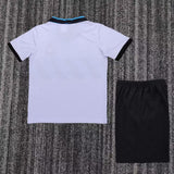 Inter Milan 1990/91 Away Kids Kit – Retro Version – White/Blue