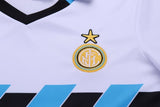 Inter Milan 1990/91 Away Kids Kit – Retro Version – White/Blue