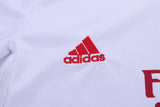 AC Milan 2010/11 Kit infantil alternativo – Versão retro – Branco