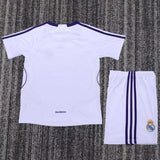 Real Madrid 2007/08 Home Kids Kit – Retro Version – White/Purple
