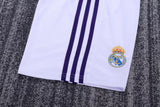 Real Madrid 2007/08 Home Kids Kit – Retro Version – White/Purple