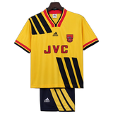 Arsenal 1993 Away Kids Kit – Retro Version – Black/Yellow
