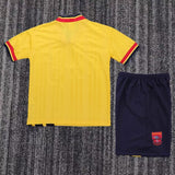 Arsenal 1993 Away Kids Kit – Retro Version – Black/Yellow