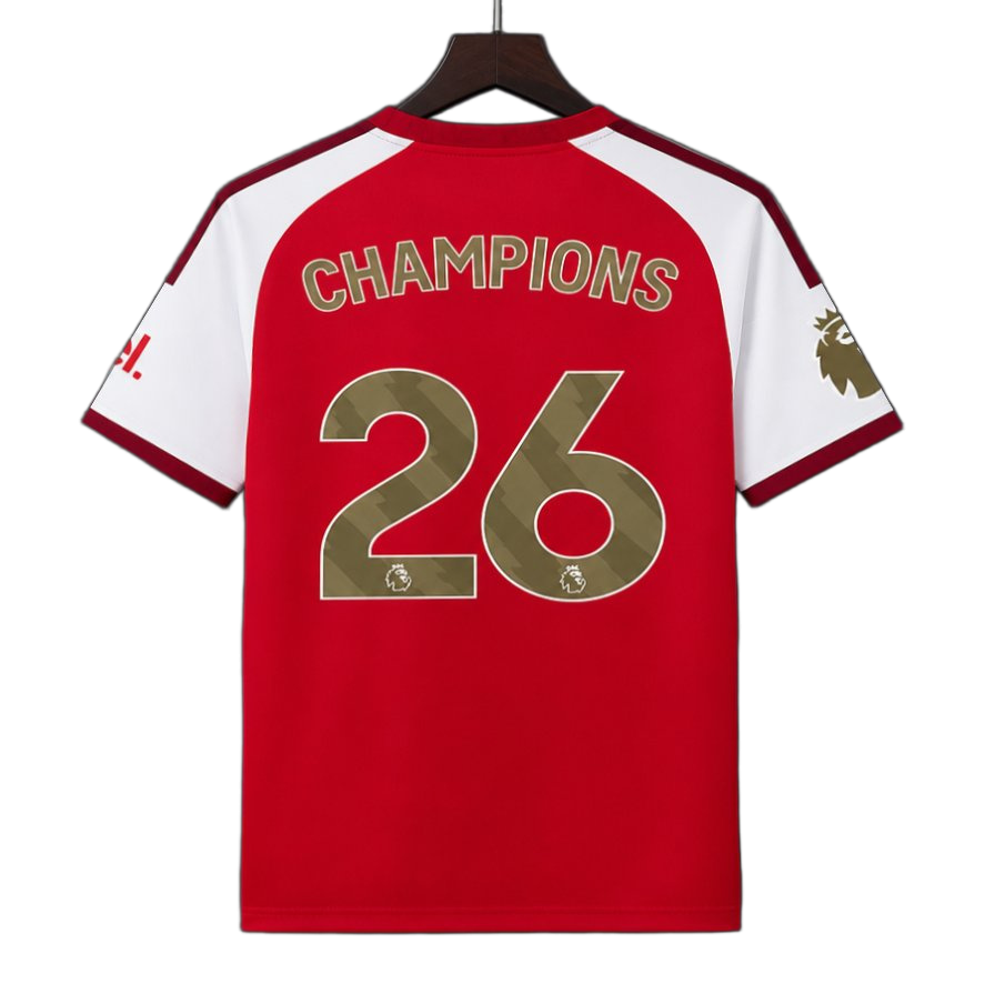 Arsenal 2026/27 Home Jersey – Champions Printing – Champions 26 Printing