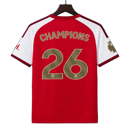 Arsenal 2026/27 Home Jersey – Champions Printing – Champions 26 Printing
