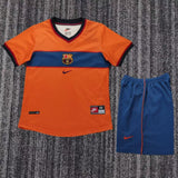 FC Barcelona 1998/99 Third Kids Kit – Retro Version