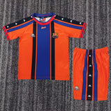 FC Barcelona 1997/98 Away Kids Kit – Retro Version