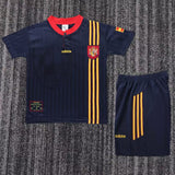 Spain 1996 Away Kids Kit – Retro Version
