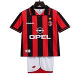 AC Milan 1997/98 Home Kids Kit – Retro Version