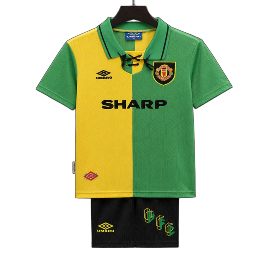 Manchester United 1992/94 Away Kids Kit – Retro Version