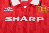 Manchester United 1992/94 Home Kids Kit – Retro Version – Red