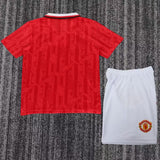 Manchester United 1992/94 Home Kids Kit – Retro Version – Red