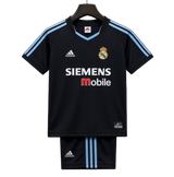 Real Madrid 2003/04 Away Kids Kit – Retro Version