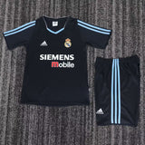 Real Madrid 2003/04 Away Kids Kit – Retro Version