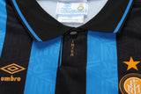 Inter Milan 1992/94 Home Kids Kit – Retro Version – Black/Blue
