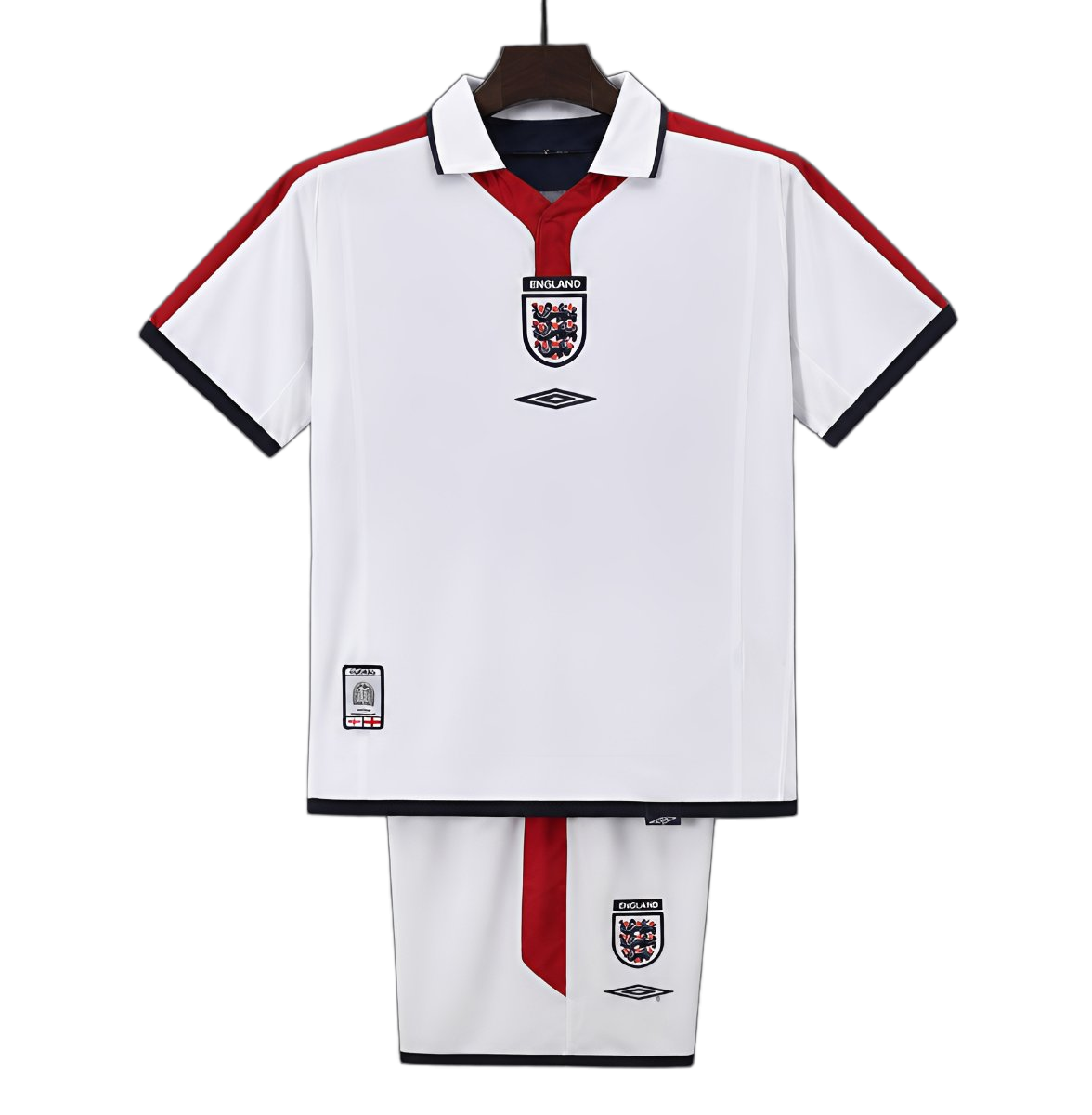 England 2003/04 Home Kids Kit – Retro Version – White