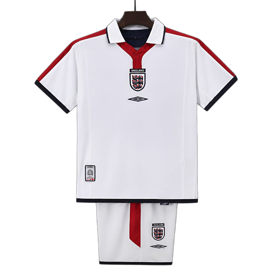 England 2003/04 Home Kids Kit – Retro Version – White
