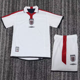 England 2003/04 Home Kids Kit – Retro Version – White