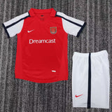 Arsenal 2001/02 Home Kids Kit – Retro Version – White/Red
