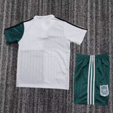 Liverpool 1995 Away Kids Kit – Retro Version – White/Green