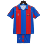 FC Barcelona 1989 Home Kids Kit – Retro Version – Red/Blue
