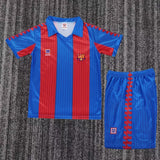 FC Barcelona 1989 Home Kids Kit – Retro Version – Red/Blue