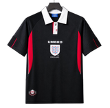 England 1997 Away Jersey – Retro Version – Black/Red