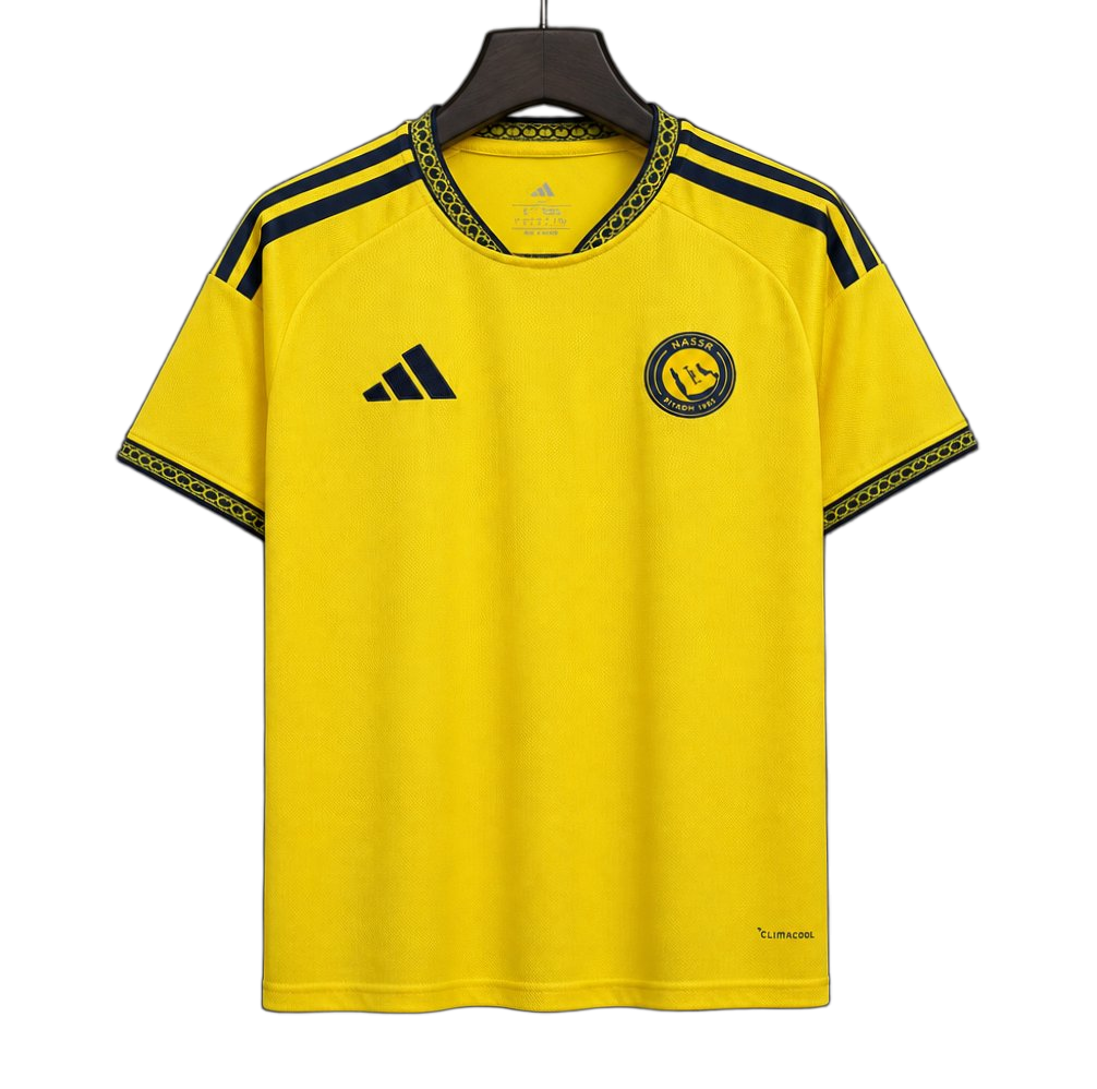 Al Nassr 2026/27 Home Jersey – Retro Version – Navy/Yellow