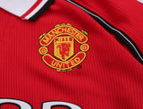 Manchester United 1998/99 Home Kids Kit – Long Sleeve – Retro Version – Red