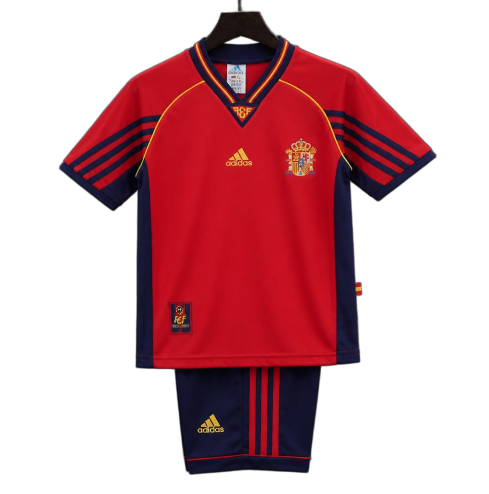 Spain 1998 Home Kids Kit – Retro Version