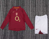 Arsenal 2005/06 Home Kids Kit – Long Sleeve – Retro Version