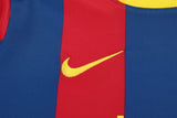 FC Barcelona 2010/11 Home Kids Kit – Long Sleeve – Retro Version – Red/Blue
