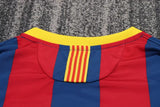 FC Barcelona 2010/11 Home Kids Kit – Long Sleeve – Retro Version – Red/Blue