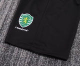 Sporting 2001/03 Home Kids Kit – Long Sleeve – Retro Version – White/Green