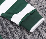 Sporting 2001/03 Home Kids Kit – Long Sleeve – Retro Version – White/Green