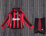 AC Milan 2006/07 Home Kids Kit – Long Sleeve – Retro Version