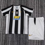 Juventus 2004/05 Home Kids Kit – Retro Version