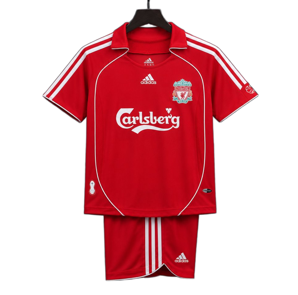 Liverpool 2006/08 Home Kids Kit – Retro Version – Red