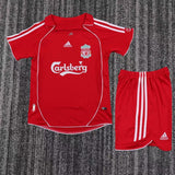 Liverpool 2006/08 Home Kids Kit – Retro Version – Red