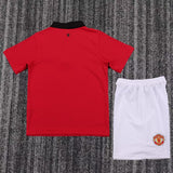 Manchester United 2013/14 Home Kids Kit – Retro Version – Red