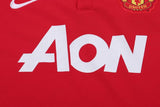 Manchester United 2013/14 Home Kids Kit – Retro Version – Red