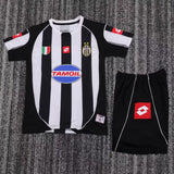 Juventus 2002/03 Home Kids Kit – Retro Version – Black/White